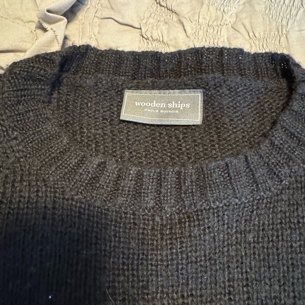 Wooden Ships Charcoal XS sweater - Picture 3 of 6